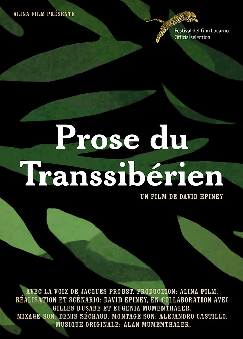 affiche prose du transsiberien David Epiney